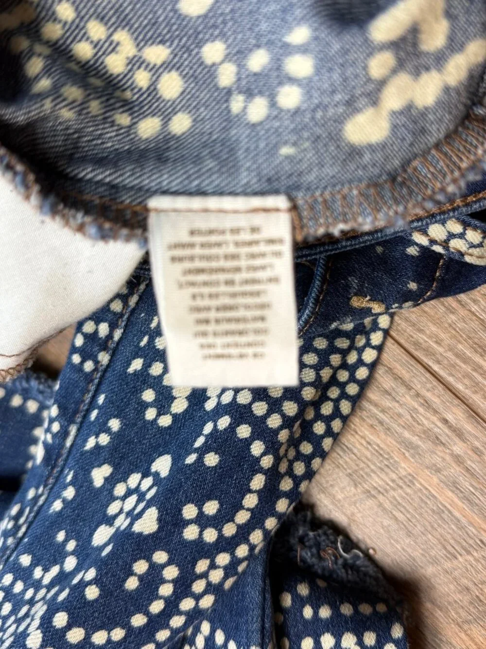 Women's Free People Bleached jeans Sz 31 Boho Fesitval Jeans - Picture 9 of 15